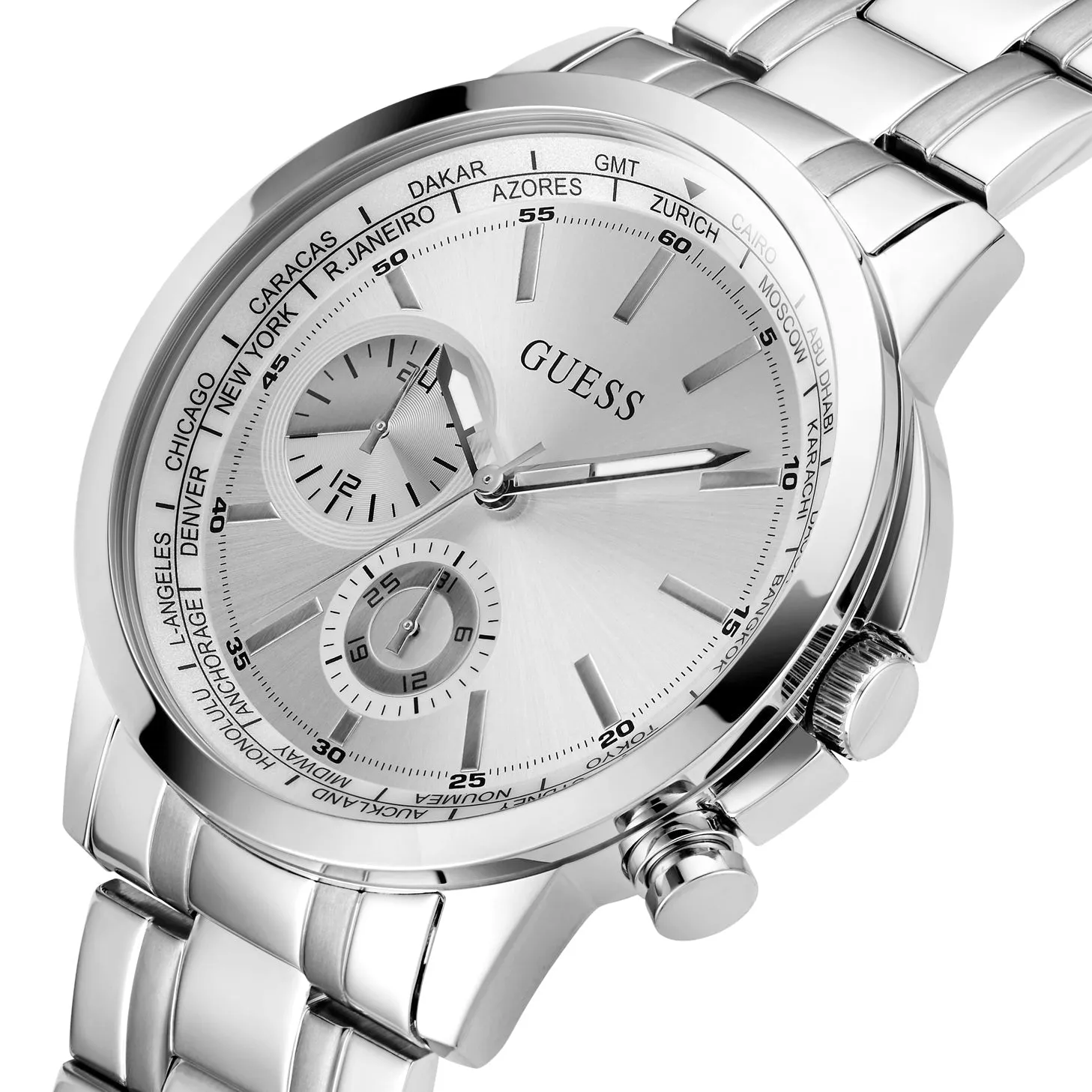 Guess GW0490G1 Men's Spec Silver Watch