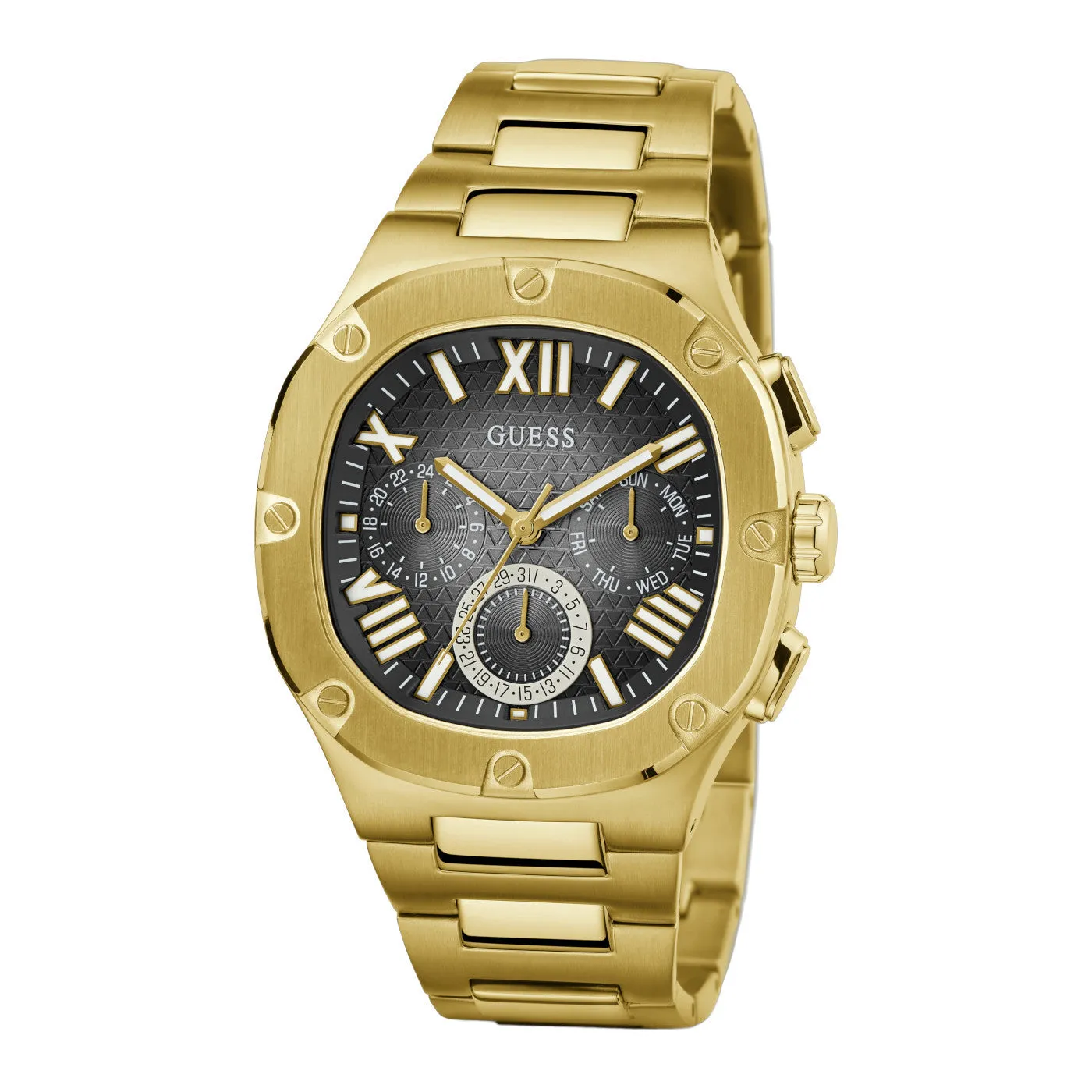 Guess Headline Men's Gold Watch GW0572G2