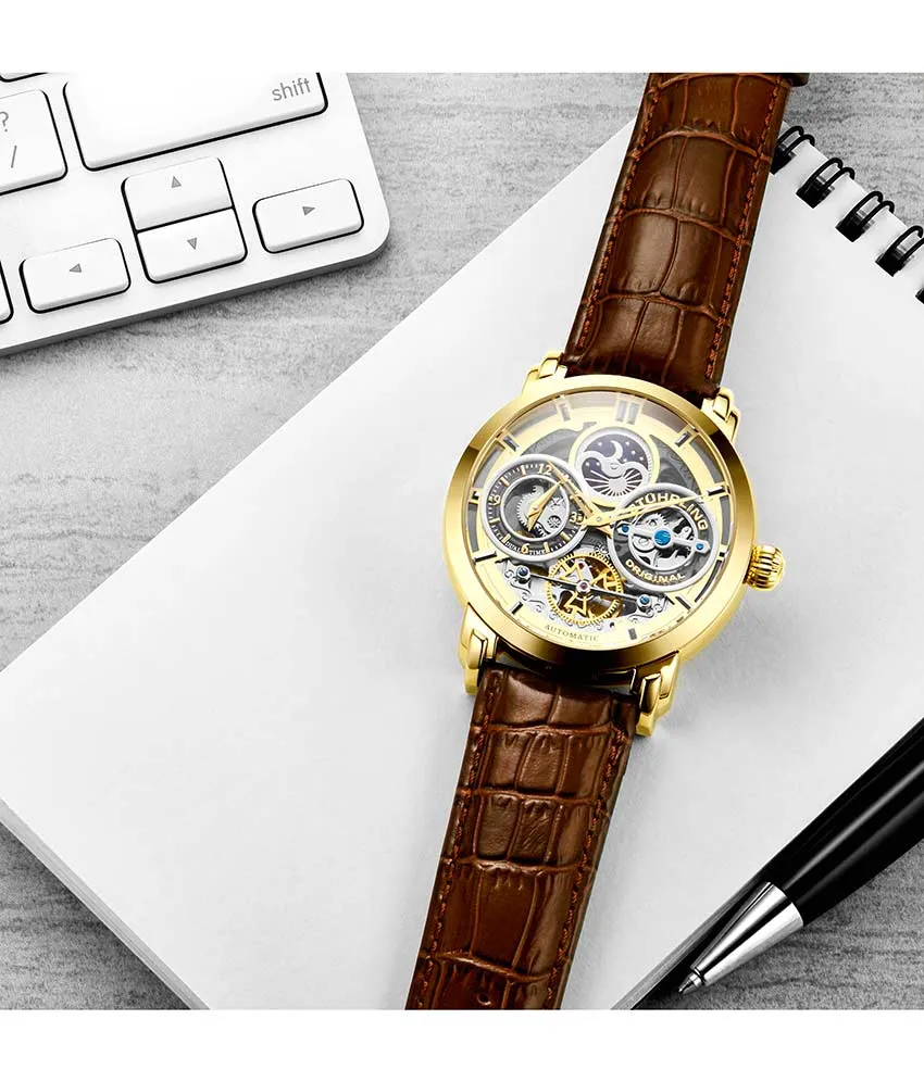 Luciano Automatic 46mm Skeleton