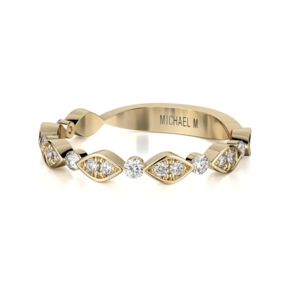 Michael M Bezel Marquise Diamond Band