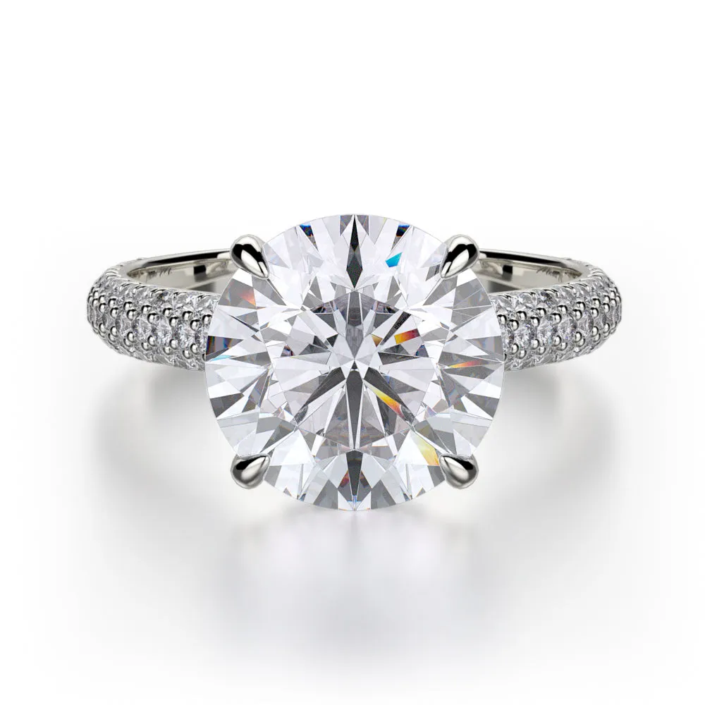 Michael M Crown Engagement Ring
