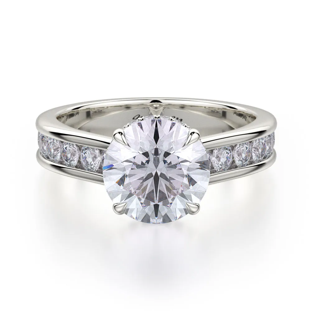 Michael M Crown Engagement Ring