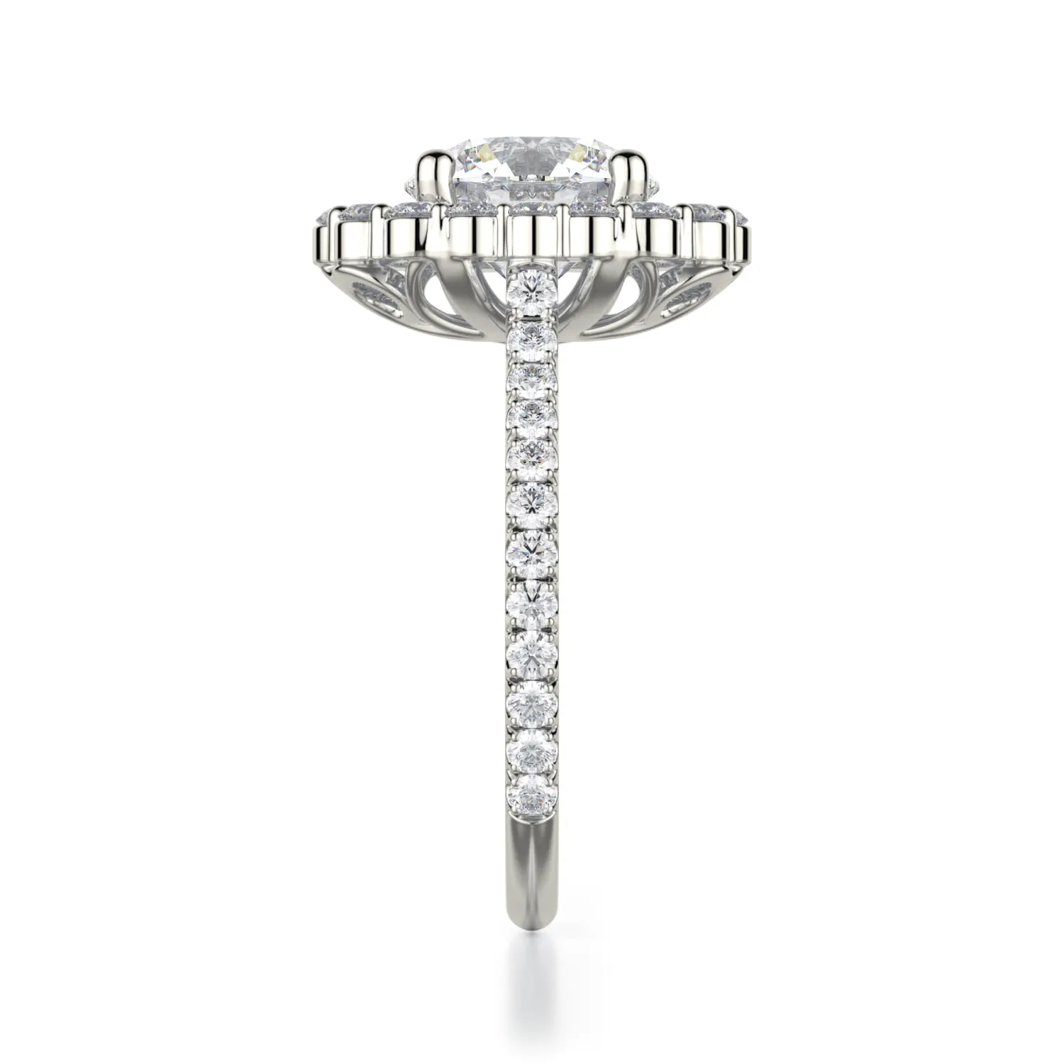 Michael M Defined Engagement Ring