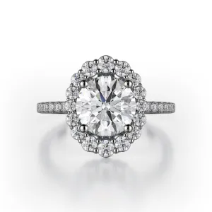 Michael M Defined Engagement Ring