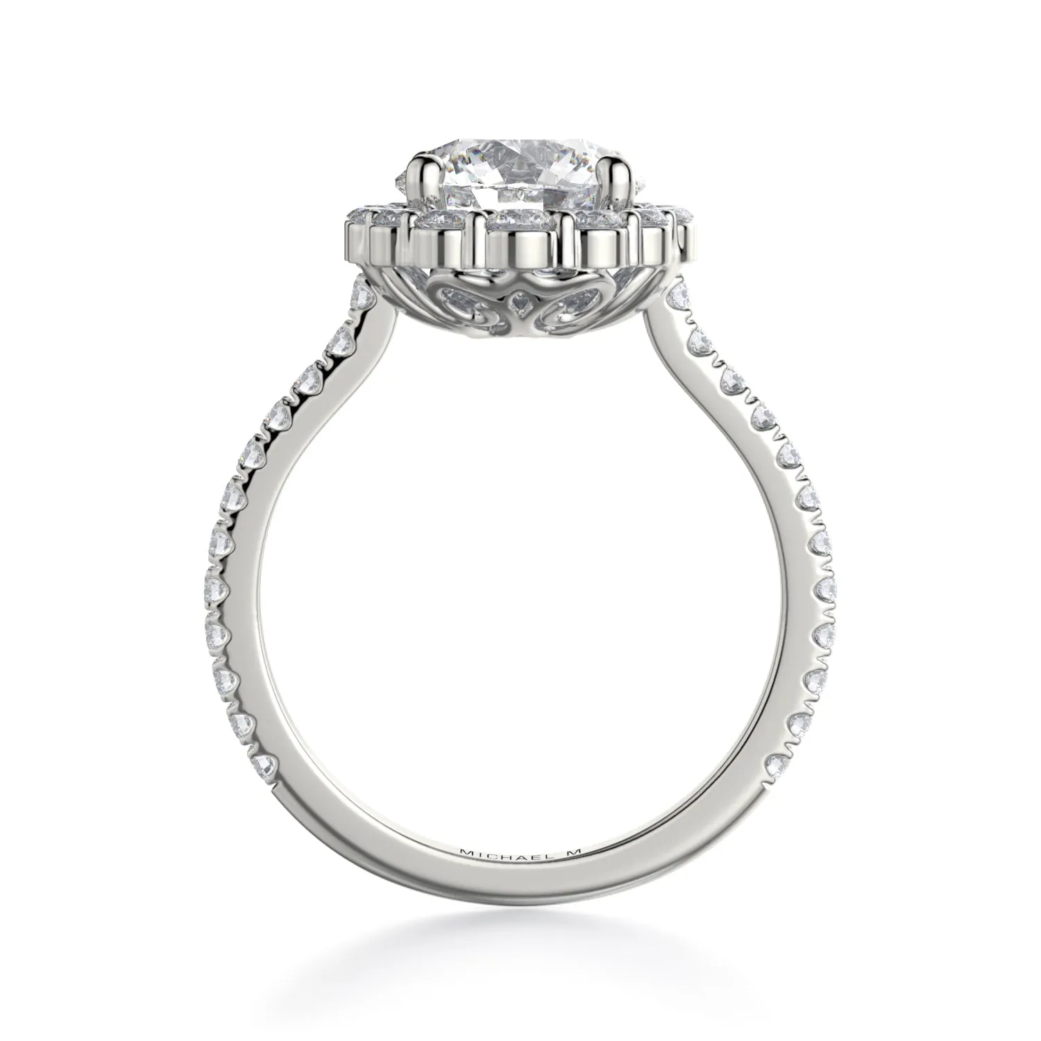 Michael M Defined Engagement Ring
