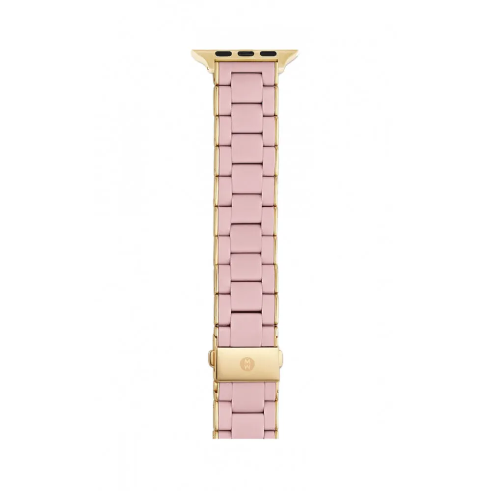 Michele Barely Pink Silicone-Wrapped Band for Apple Watch®