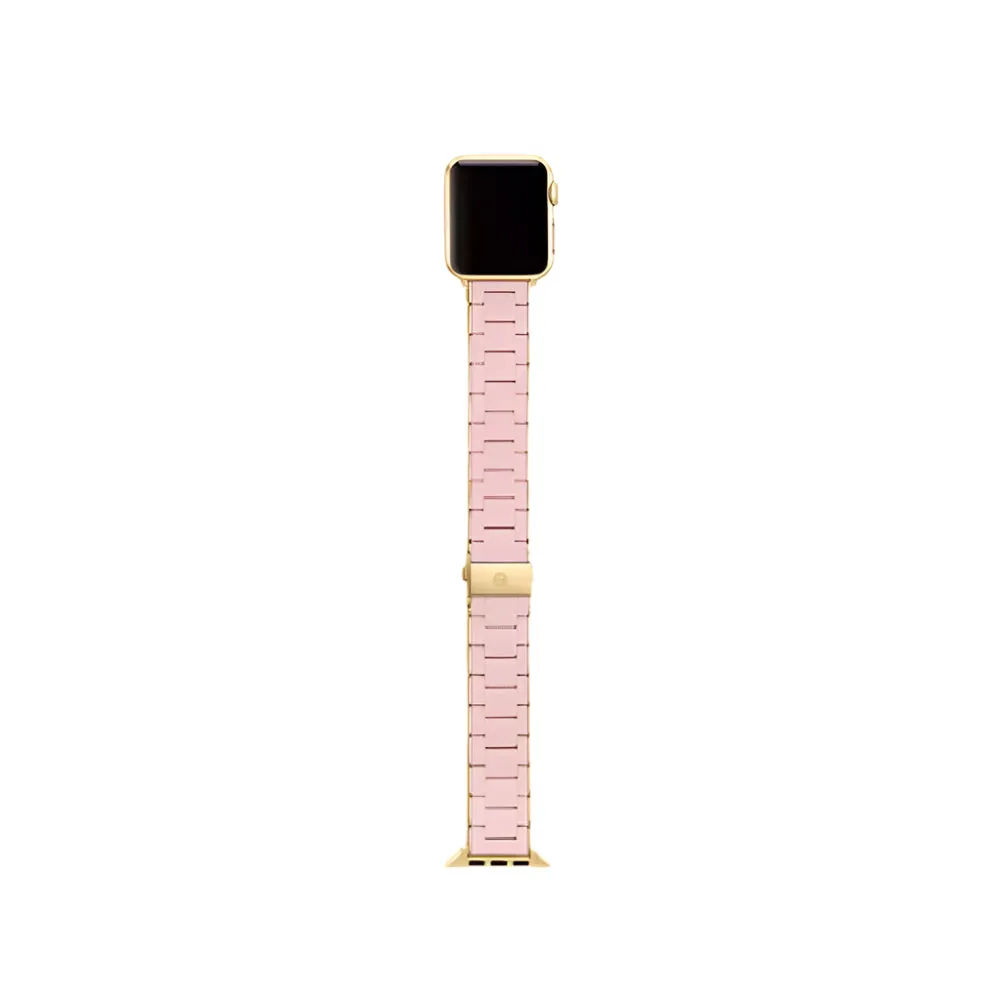 Michele Barely Pink Silicone-Wrapped Band for Apple Watch®