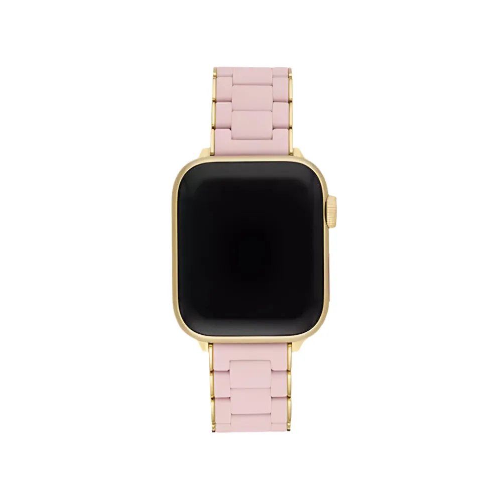 Michele Barely Pink Silicone-Wrapped Band for Apple Watch®
