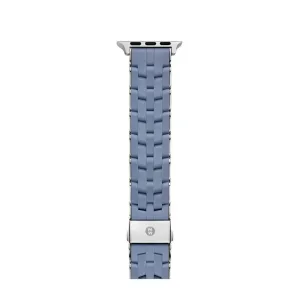 Michele Dusk Blue Silicone Bracelet Band for Apple Watch®