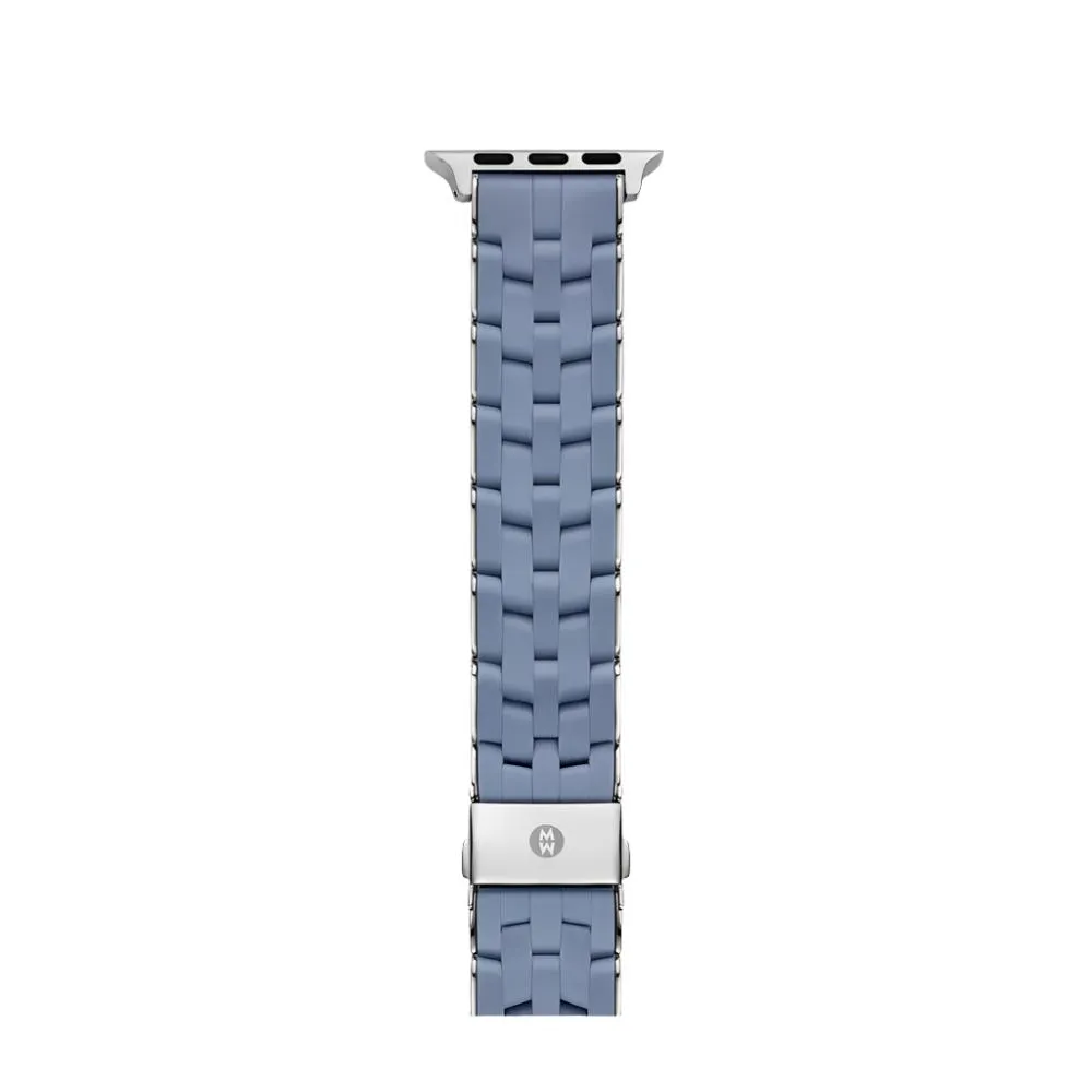 Michele Dusk Blue Silicone Bracelet Band for Apple Watch®