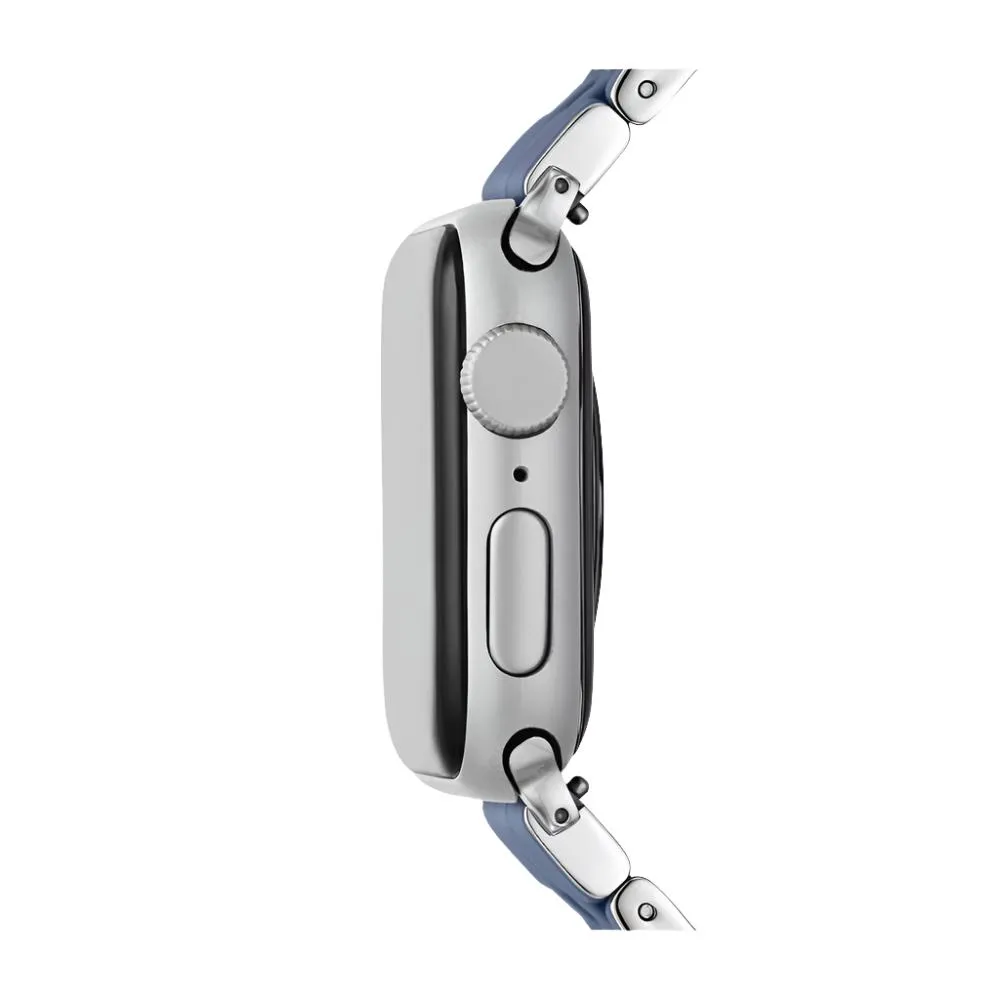 Michele Dusk Blue Silicone Bracelet Band for Apple Watch®