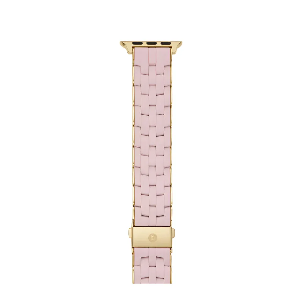 Michele Peony 5-Link Silicone Band for Apple Watch®