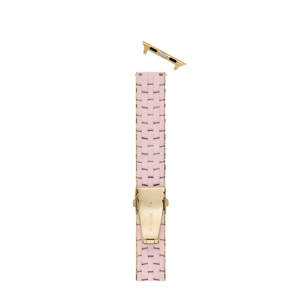 Michele Peony 5-Link Silicone Band for Apple Watch®