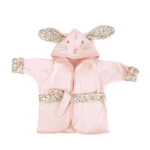 Mon Ami Bunny Bamboo Terry Pink Baby Bath Robe
