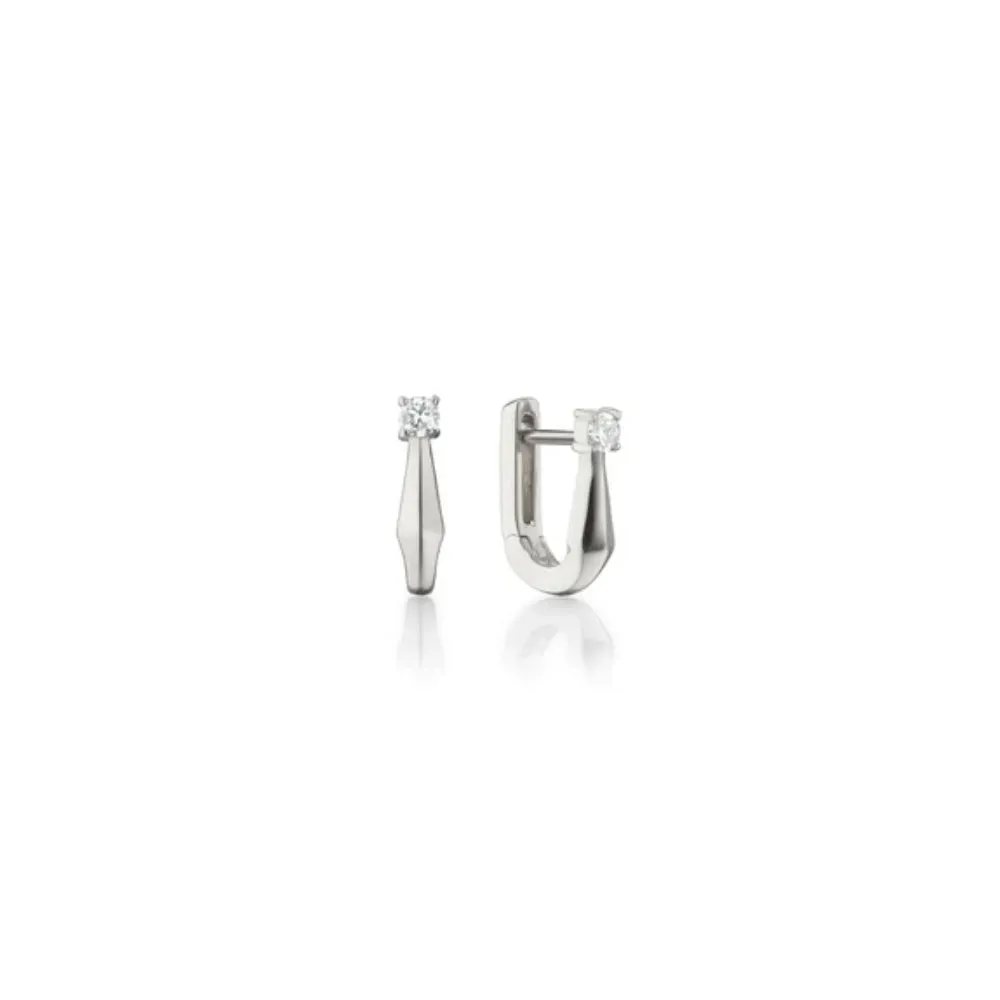 Monica Rich Kosann Petite Points North Earrings with Sapphire