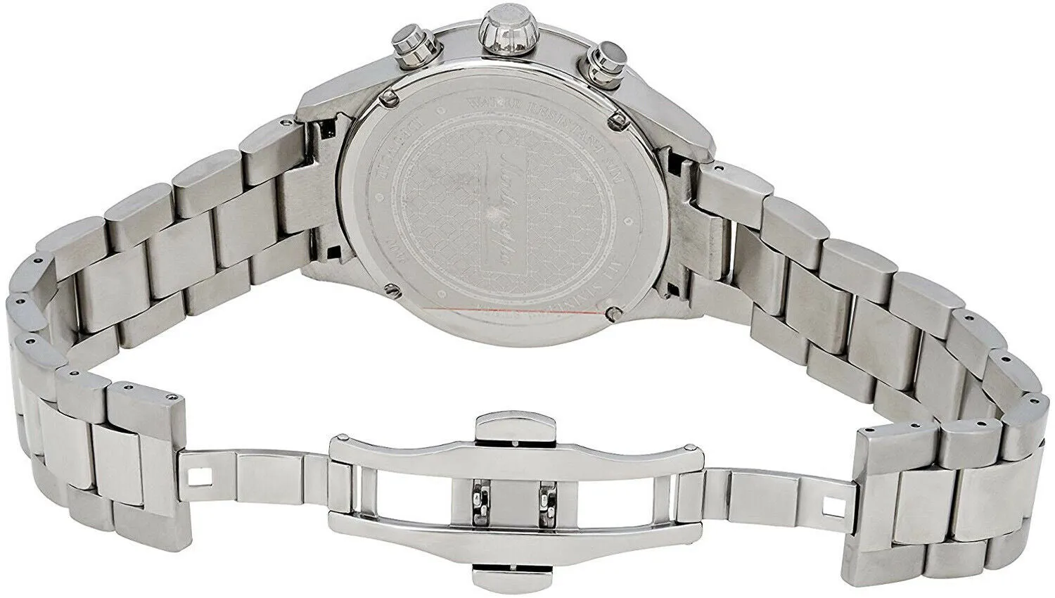 Montegrappa Fortuna Chronograph White Dial Stainless Steel Quartz Men's Watch Date IDFOWCIB
