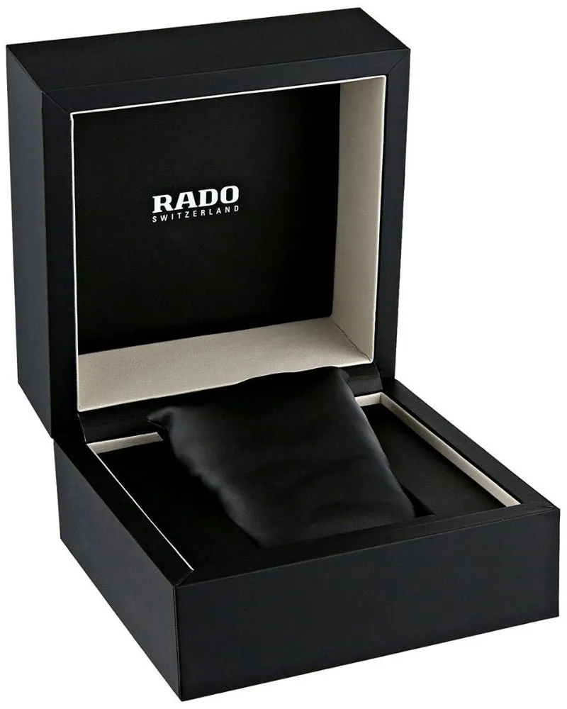 Rado R5.5 Quartz Chronograph Black Ceramic Mens Watch Black Dial Date R28886182
