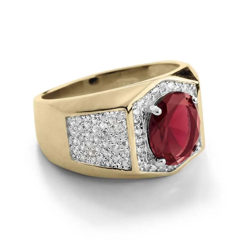 Rialto Red Men's Ring