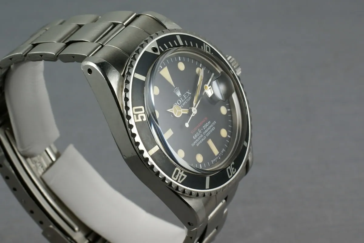Rolex Red Submariner Ref: 1680 Mark V Unpolished
