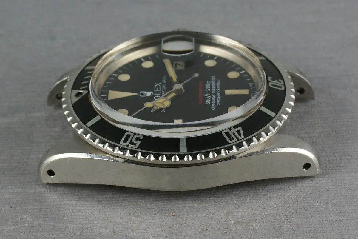 Rolex Red Submariner Ref: 1680 Mark V Unpolished
