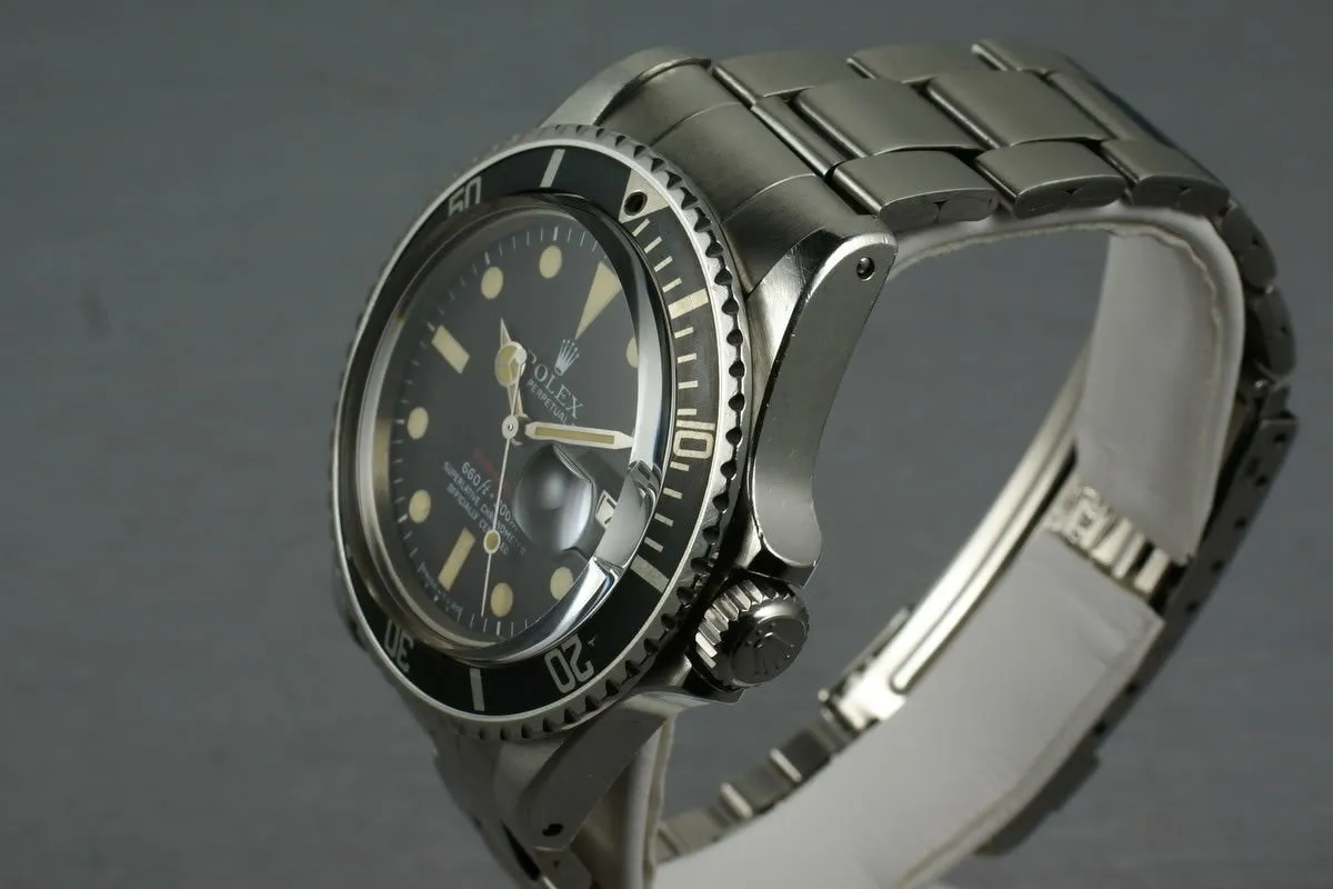 Rolex Red Submariner Ref: 1680 Mark V Unpolished
