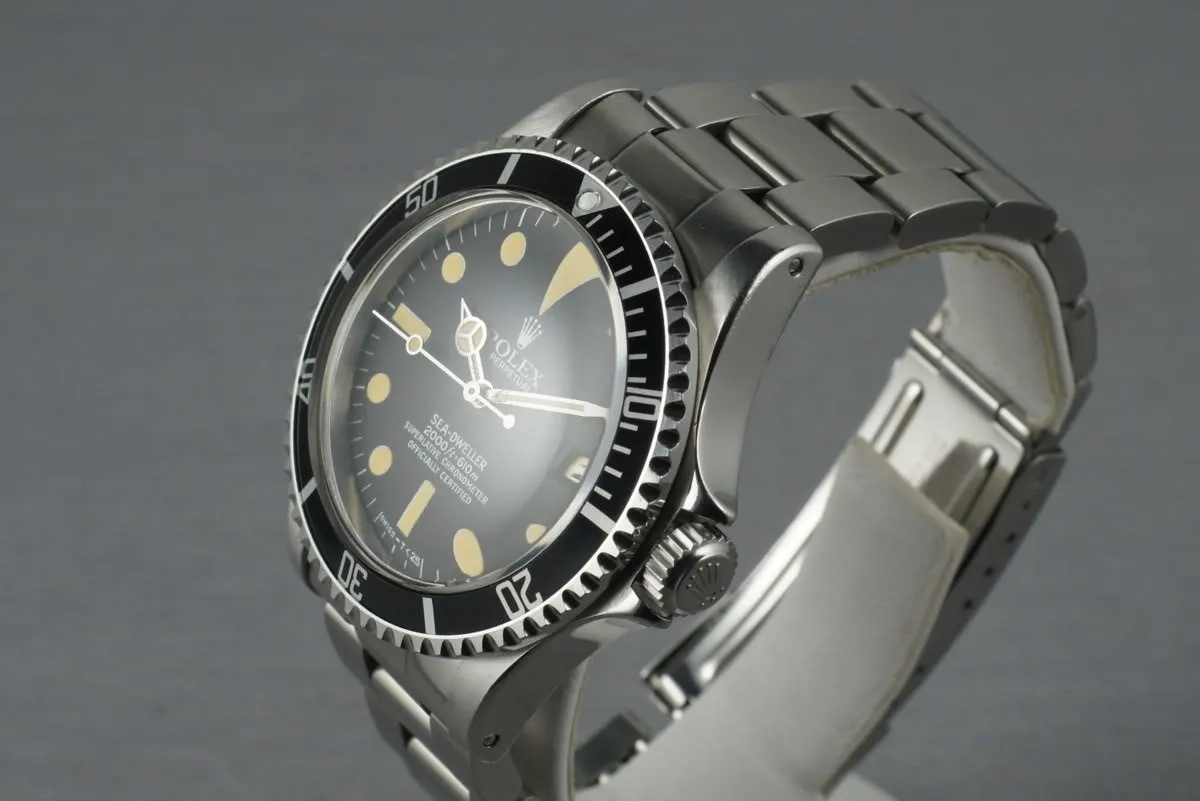 Rolex Sea Dweller 1665 with creamy luminous