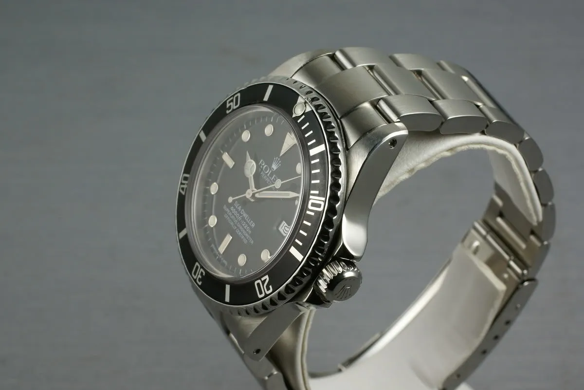 Rolex Sea Dweller 16660 box and Guarantee paper
