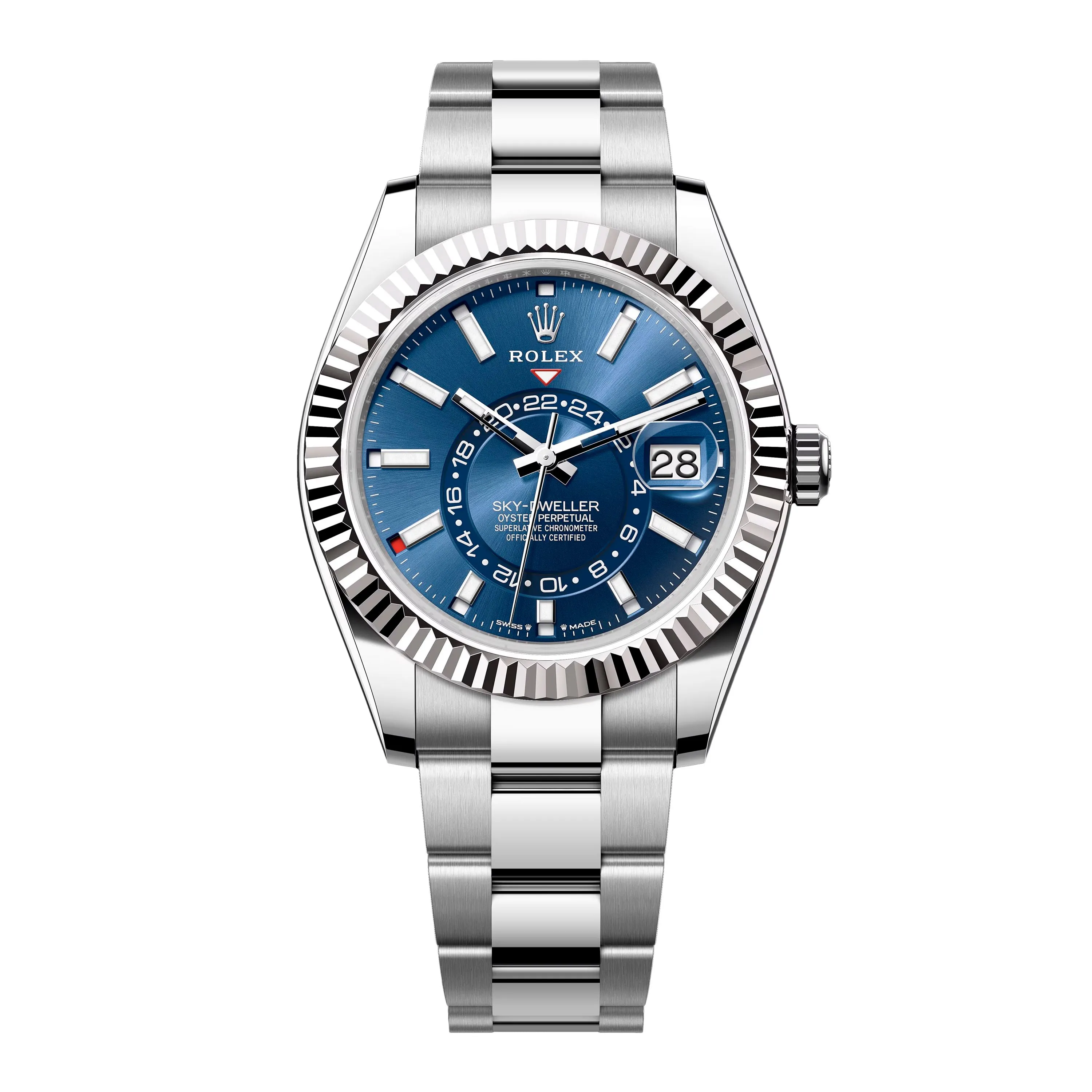 Rolex Sky-Dweller 336934 Blue Dial Mens Watch Box Papers