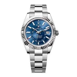 Rolex Sky-Dweller 336934 Blue Dial Mens Watch Box Papers