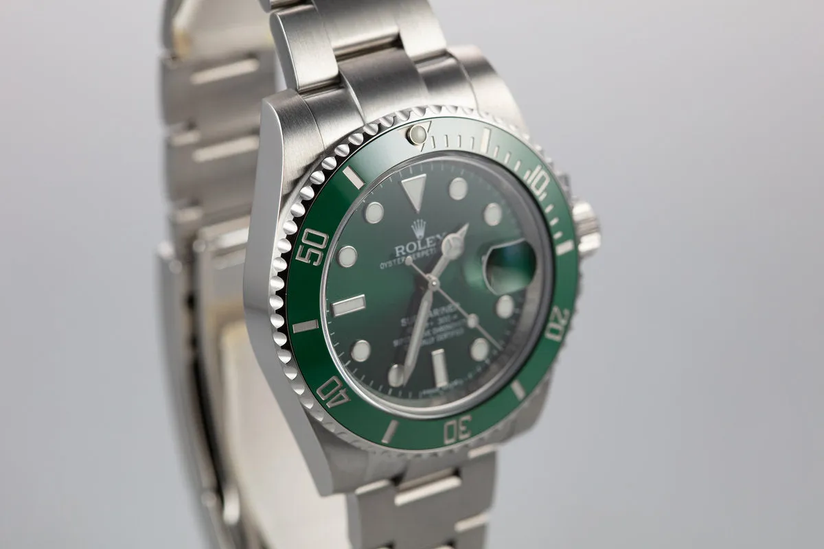 Rolex Submariner 116610LV "Hulk"