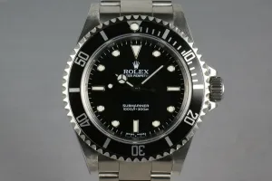 Rolex Submariner 14060 Z serial with box and Papers