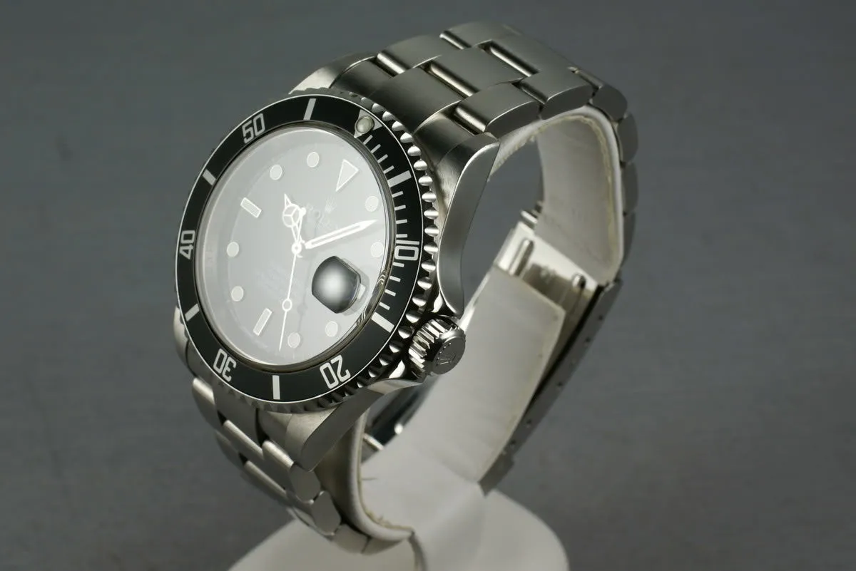 Rolex Submariner 16610 M serial