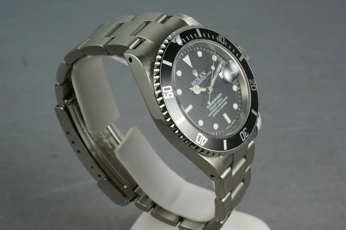 Rolex Submariner 16610 with Solid End Link Bracelet