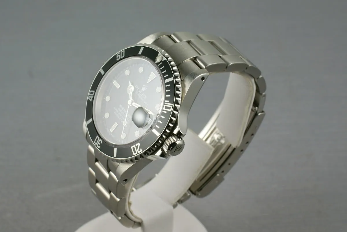Rolex Submariner 16610 with Solid End Link Bracelet