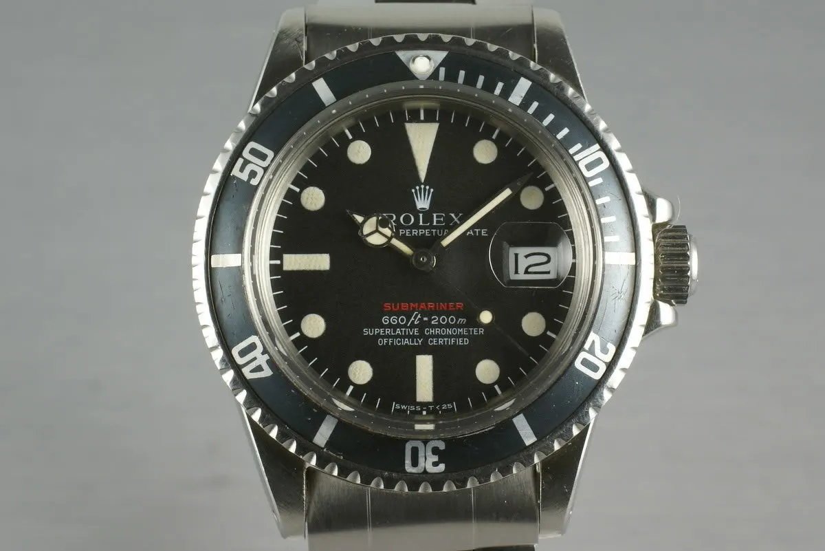 Rolex Submariner 1680 Red