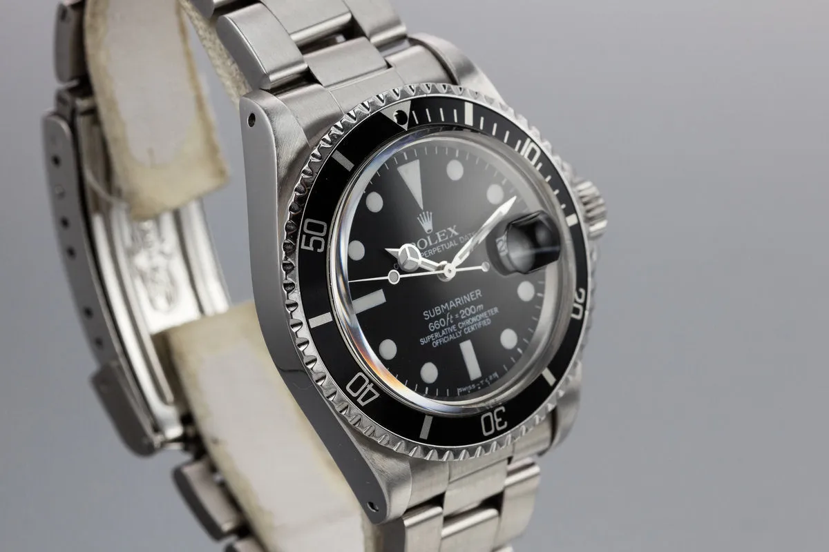 Rolex Submariner 1680 with Service case and Service Dial