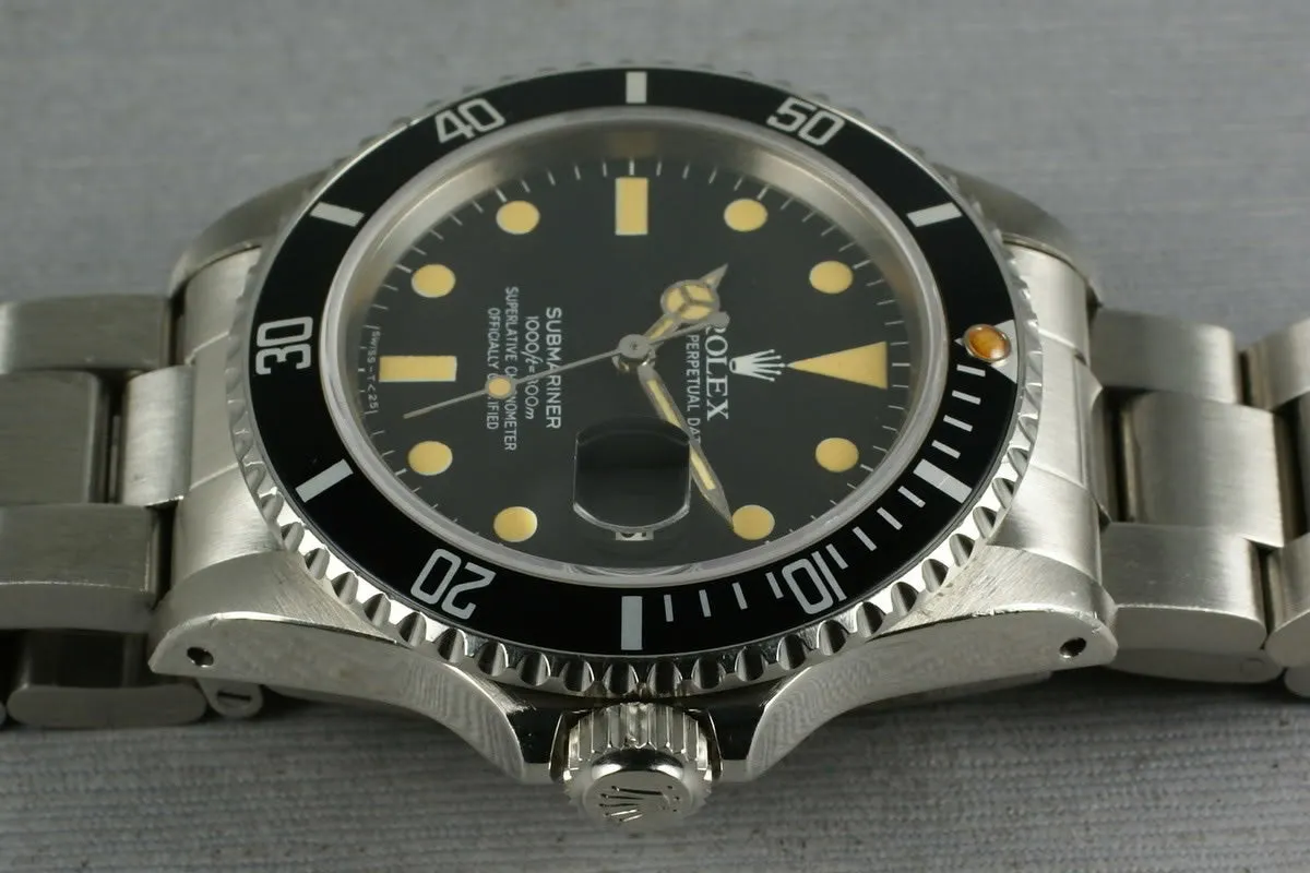 Rolex Submariner 16800 Amazing Orange Lume