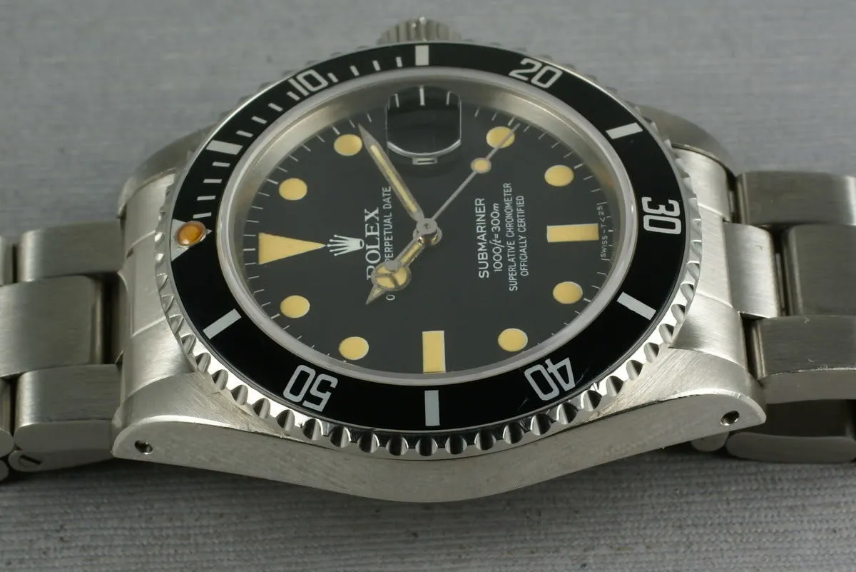 Rolex Submariner 16800 Amazing Orange Lume