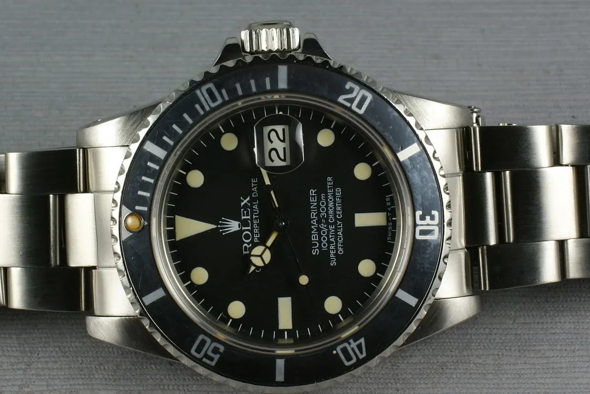 Rolex Submariner  16800 Matte Dial Box and Papers