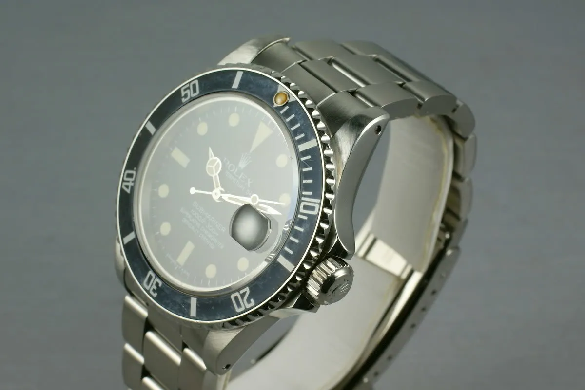 Rolex Submariner  16800 Matte Dial Box and Papers