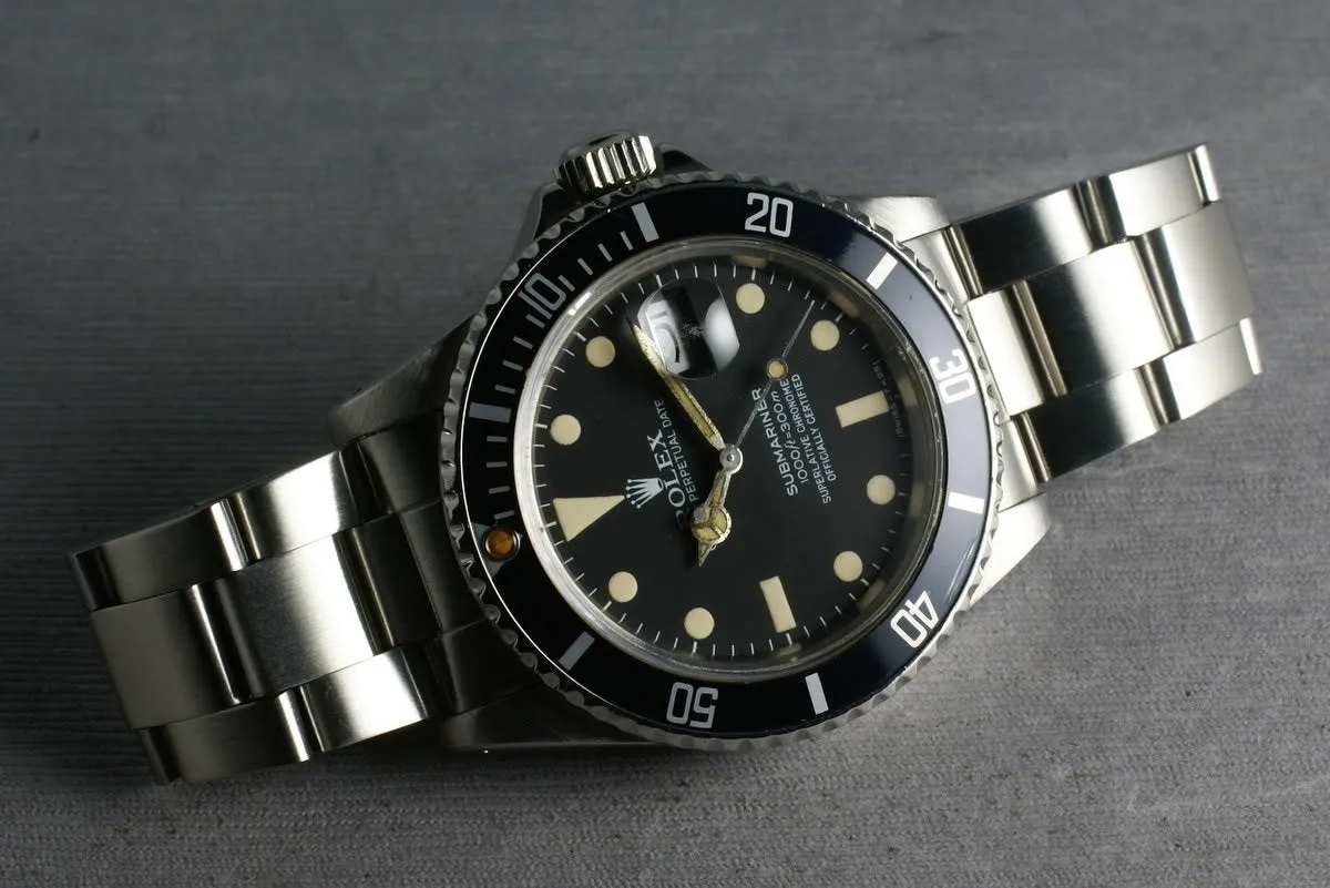 Rolex Submariner 16800 Matte Dial