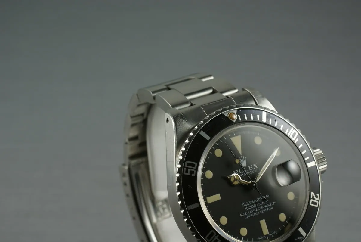 Rolex Submariner 16800 Matte Dial