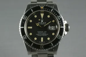 Rolex Submariner 16800 Matte Dial
