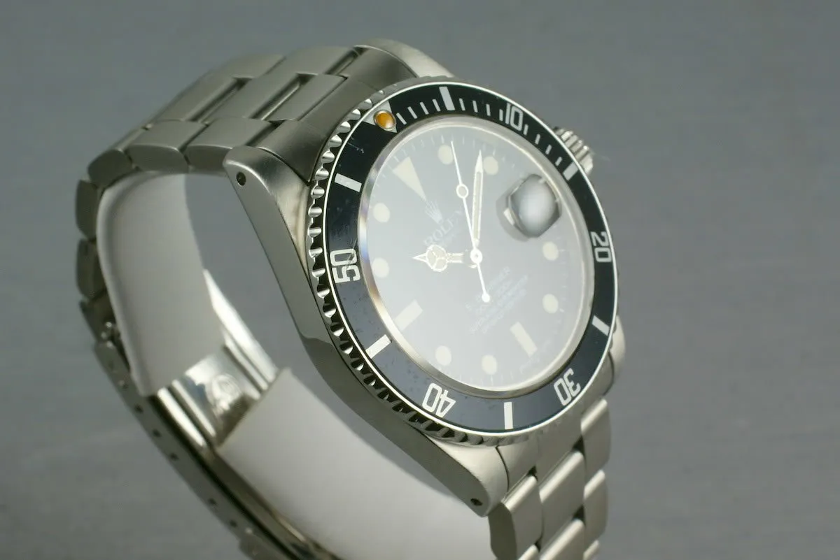 Rolex Submariner 16800 Matte Dial