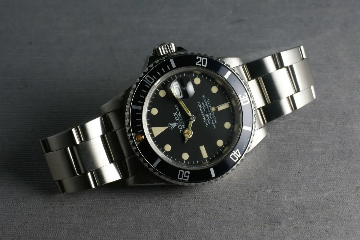 Rolex Submariner 16800 Matte Dial