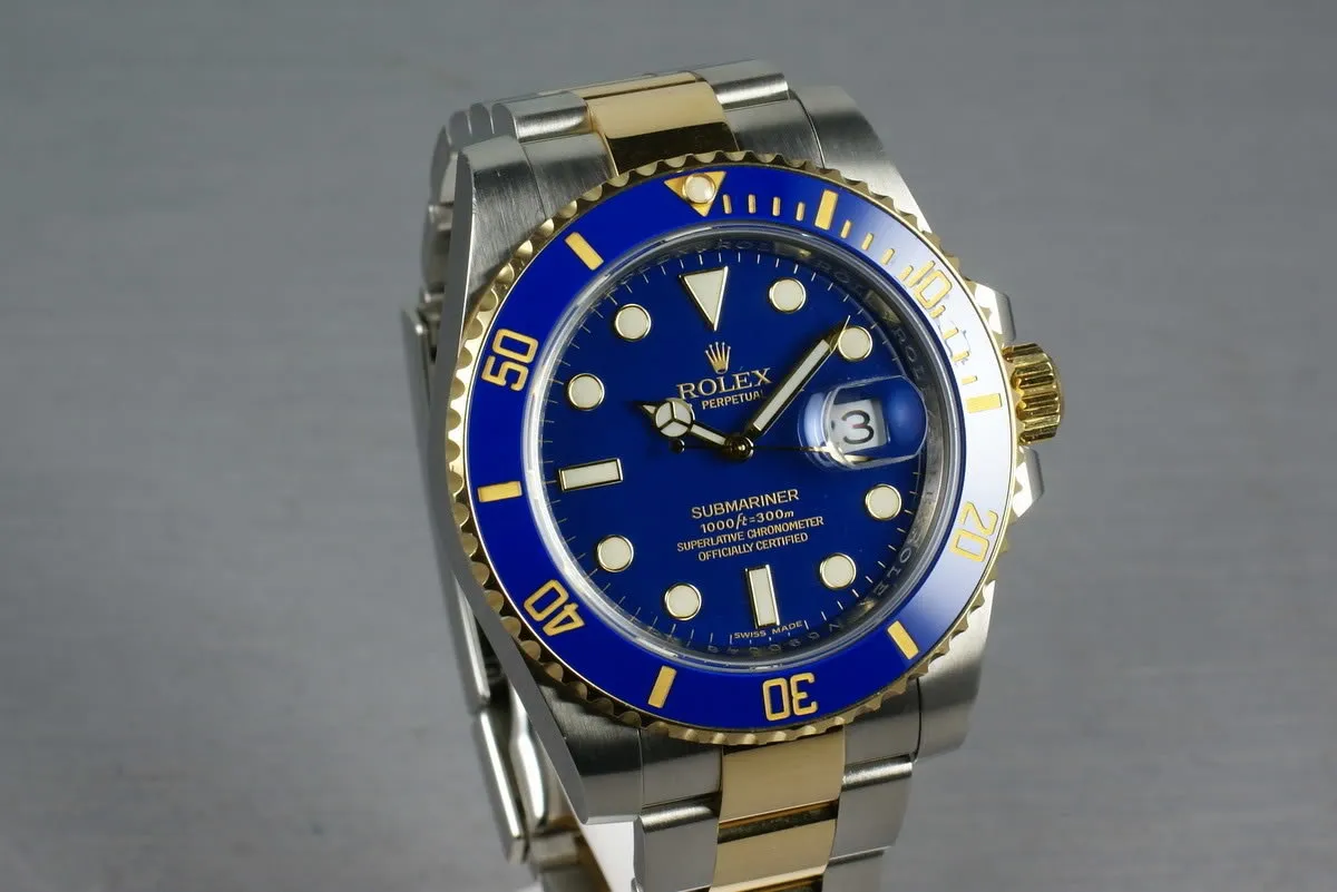 Rolex Submariner 18K/SS 116613
