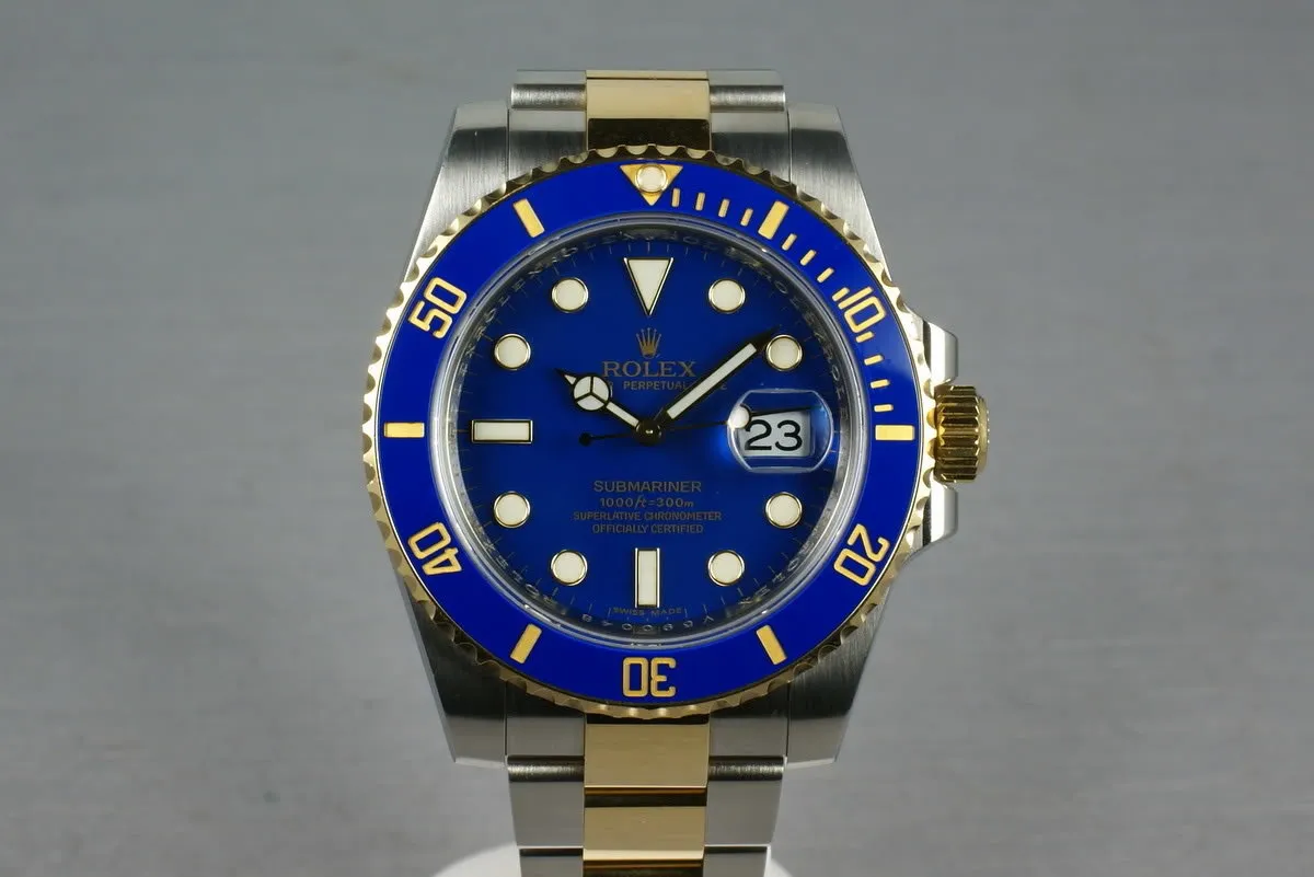 Rolex Submariner 18K/SS 116613