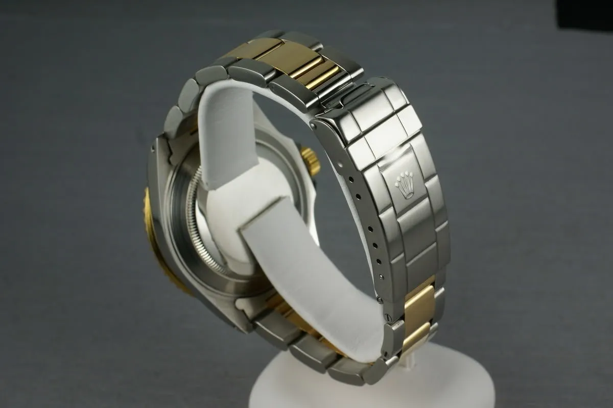 Rolex Submariner 18K/SS Blue Dial 16613 Box and Papers