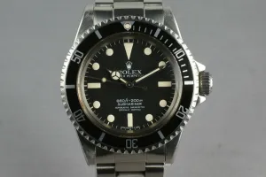 Rolex Submariner  5512 Mark 1 Maxi 4 line