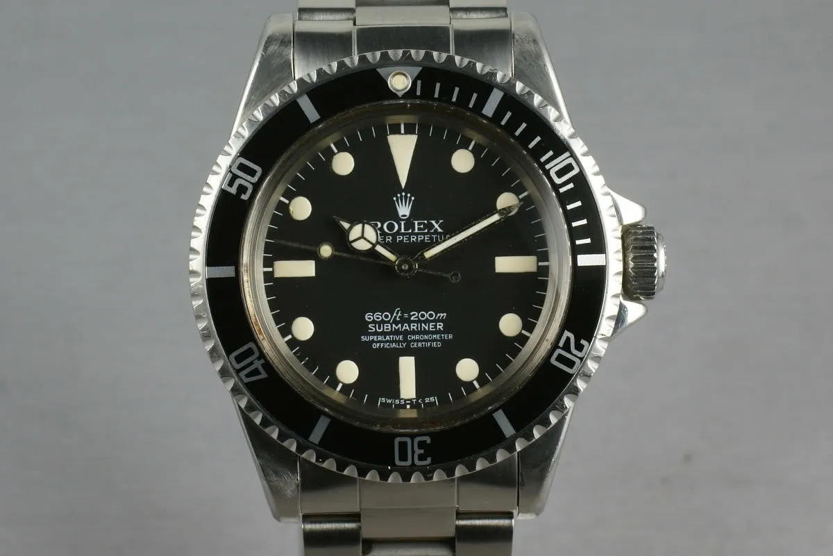 Rolex Submariner  5512 Mark 1 Maxi 4 line